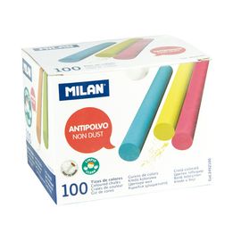 MILAN - Krieda guľatá farebná bezprašná 100 ks