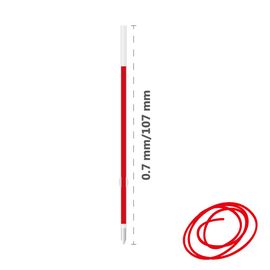 MILAN - Náplň gélová Dry-Gel 0,7 mm - červená