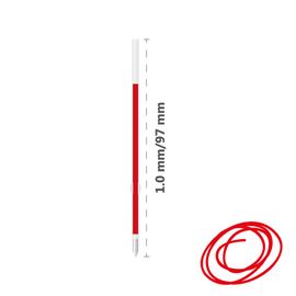 MILAN - Náplň guľôčková Capsule 1,0 mm - červená