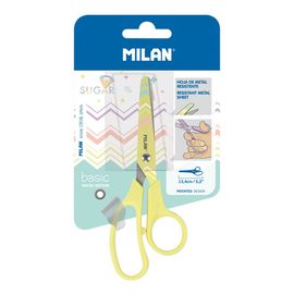 MILAN - Nožnice Basic Pastel Edition žlté - blister