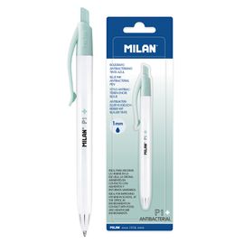 MILAN - Pero guľôčkové MILAN P1 Antibacterial 1,0 mm modré - blister