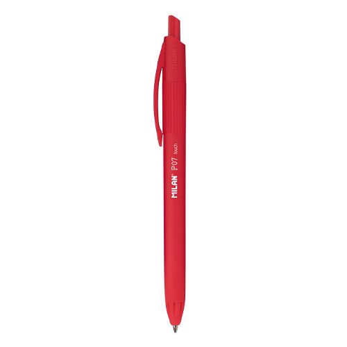 MILAN - Pero guľôčkové P07 Touch 0,7 mm - červené