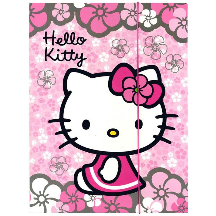 NARCISSUS - Hello Kitty dosky A4 s gumou /10/