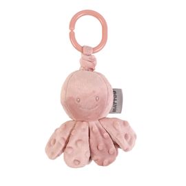 NATTOU - Chobotnička vibračná na C krúžku dusty pink 20 cm Lapidou