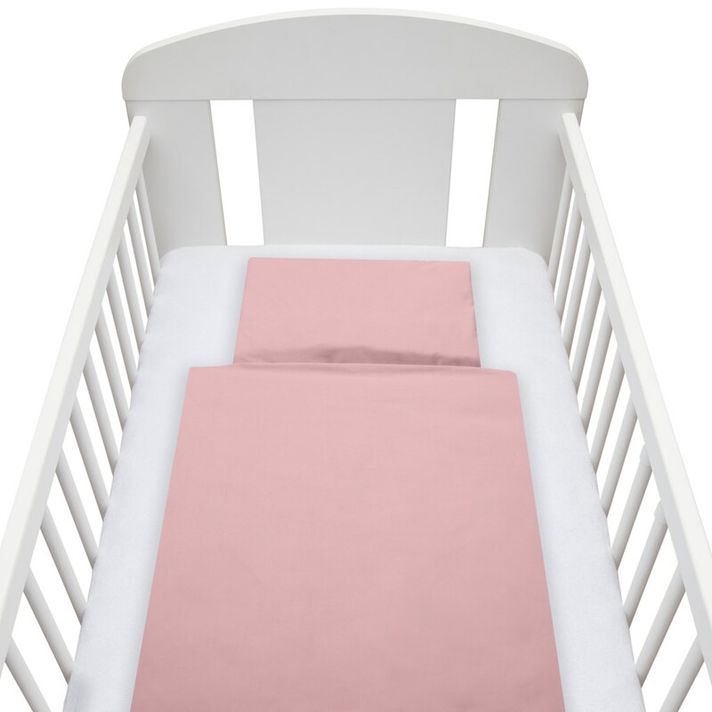 NEW BABY - 2-dielne posteľné obliečky Dominika 90/120 cm ružové