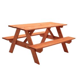 NEW BABY - Detské drevené posedenie lavica a stôl 118 x 90 cm