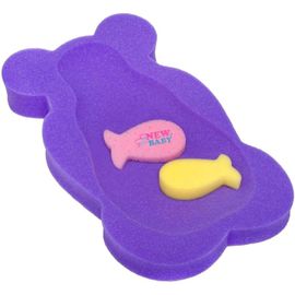 NEW BABY - Penová podložka maxi fialový medveď