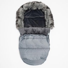 NEW BABY - Zimný fusak Lux Fleece graphite