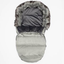 NEW BABY - Zimný fusak Lux Fleece grey
