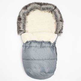 NEW BABY - Zimný fusak Lux Wool graphite