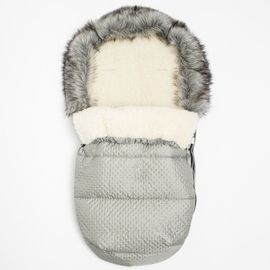 NEW BABY - Zimný fusak Lux Wool grey