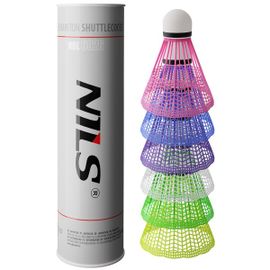NILS - Badmintonové loptičky NBL6026 multicolor 6 ks