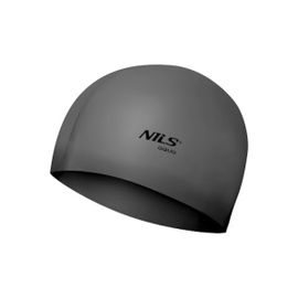 NILS - Silikónová čiapka Aqua NQC SL02 tmavosivá