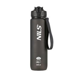 NILS - Tritanová fľaša na pitie Camp NCD68 1000 ml čierna