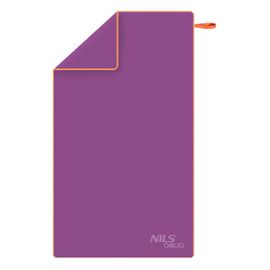 NILS - Uterák z mikrovlákna aqua NAR12 fialový/oranžový