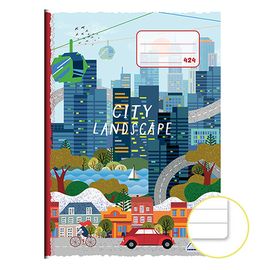 NOTES - Zošit A4, 20 listový - linajkový 424 City Landscape