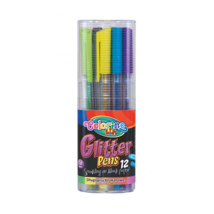 PATIO - Colorino gélové pero s brokátom 12 farieb