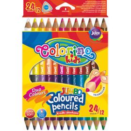 PATIO - Colorino pastelky Jumbo dvojfarebné TRIO 24 farieb
