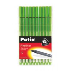 PATIO - Popisovač Patio TRIO 10ks sv. zelená