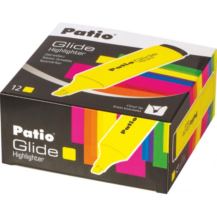 PATIO - Zvýrazňovač Patio Glide žltý