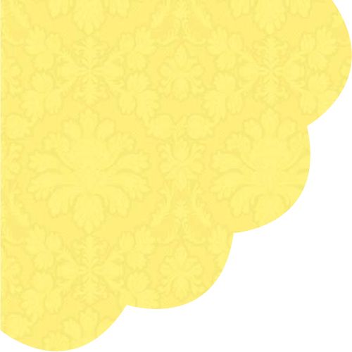 PAW - Obrúsky R 32 cm Inspiration Perforated Yellow