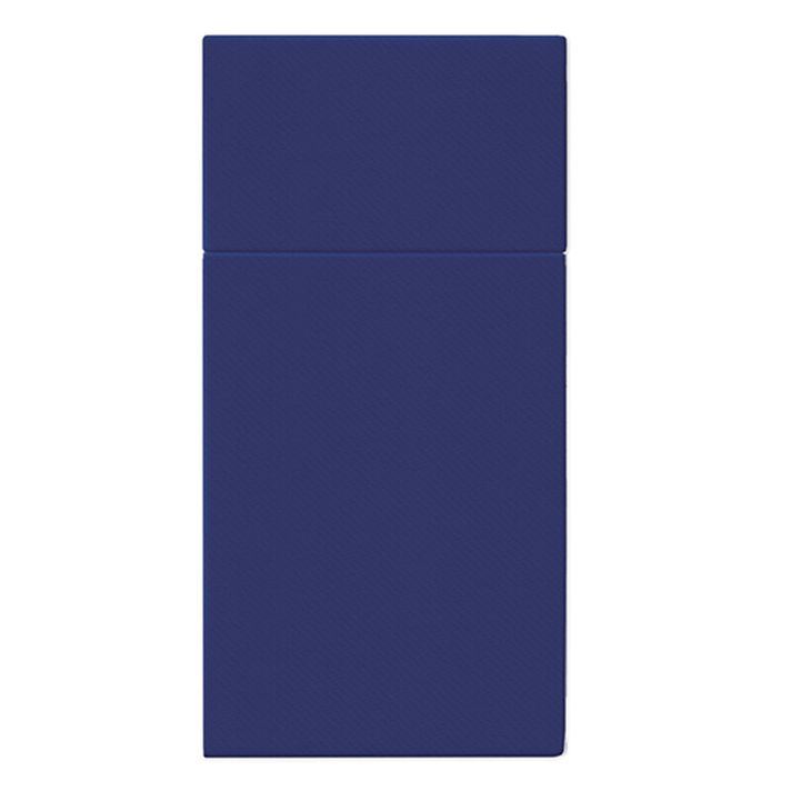 PAW - Vrecká na príbory AIRLAID 40x40 cm UNICOLOR (dark blue), 25 ks/bal