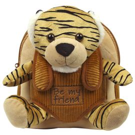 PERLETTI - BE MY FRIEND, Detský plyšový batoh s odnímateľnou hračkou TIGER, 13050