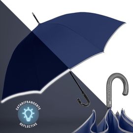 PERLETTI - TECHNOLOGY Luxusný automatický dáždnik s reflexným pásom, 21704