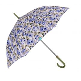 PERLETTI - Time, Dámsky palicový dáždnik Peonie / ružový, 26303