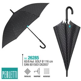 PERLETTI - TIME Pánsky automatický dáždnik Geometrico, 26285