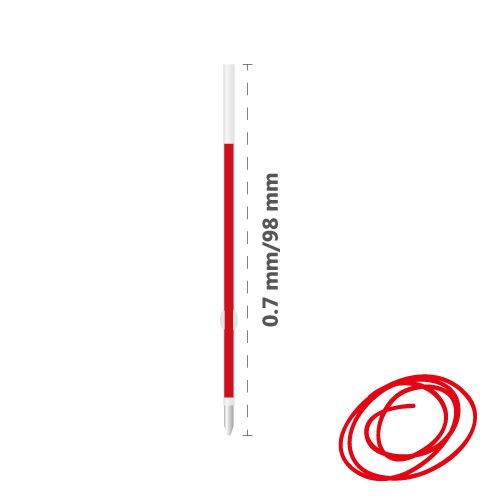 PILOT - Náplň guľôčková PILOT Ball Point Pen 0,7 mm - červená