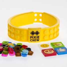 PIXIE CREW - Kreatívny náramok Emoji žltý