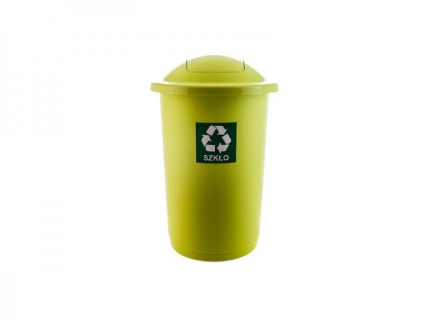 PLAFOR - Kôš na separovaný odpad 50l zelený, 651-02
