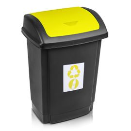 PLAST TEAM - Kôš na odpad recyklovaný 25l žltý