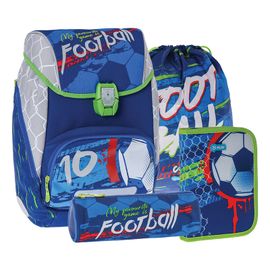 PLAY BAG - Školská taška - 4-dielny LOGIC SET - Football 10