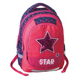 PLAY BAG - Školský batoh Maxx Play, Pink Star