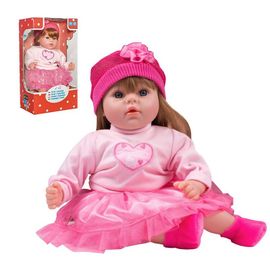 PLAYTO - Česky hovoriaca a spievajúca detská bábika Tina 46 cm