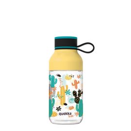 QUOKKA - KIDS Plastová fľaša s pútkom CACTUS, 430ml, 40157