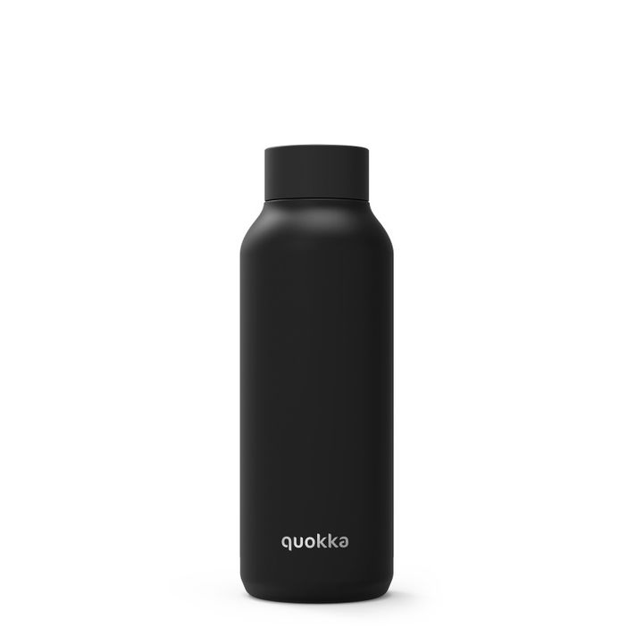 QUOKKA - Nerezová fľaša / termoska JET BLACK 510ml, 11825