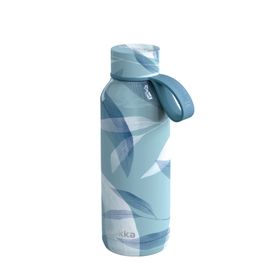 QUOKKA - Nerezová fľaša / termoska s pútkom BLUE WIND, 510ml, 40182