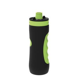 QUOKKA - SWEAT Športová plastová fľaša BLACK LIME 680ml, 06970