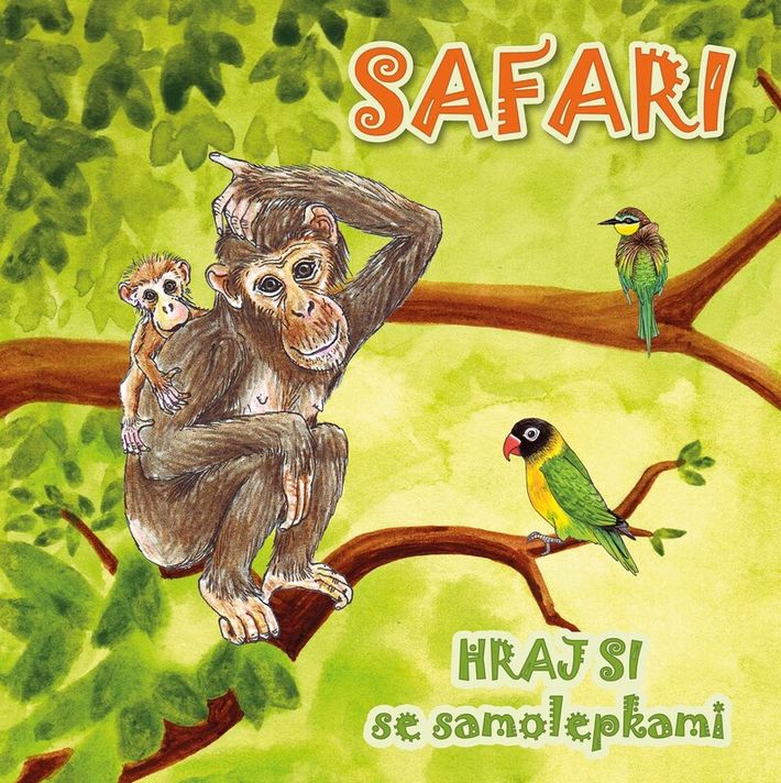 RAPPA - Album obrázkový Safari Hraj sa so samolepkami