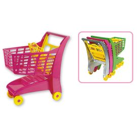 ANDRONI - Nákupný vozík so sedátkom - ružový