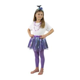 RAPPA - Detský kostým tutu sukne s čelenkou morská panna
