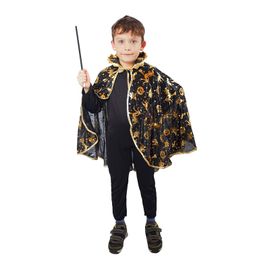 RAPPA - Detský plášť Čarodejník zlaty dekor