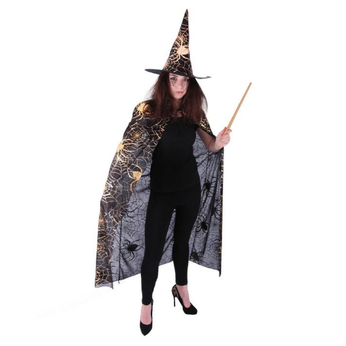 RAPPA - Plášť s klobúkom Čarodejnice pre dospelých