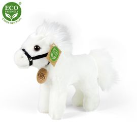 RAPPA - Plyšový kôň biely 20 cm ECO-FRIENDLY