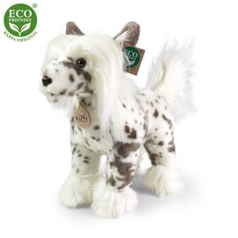 RAPPA - Plyšový pes čínsky chocholatý stojaci 25 cm ECO-FRIENDLY