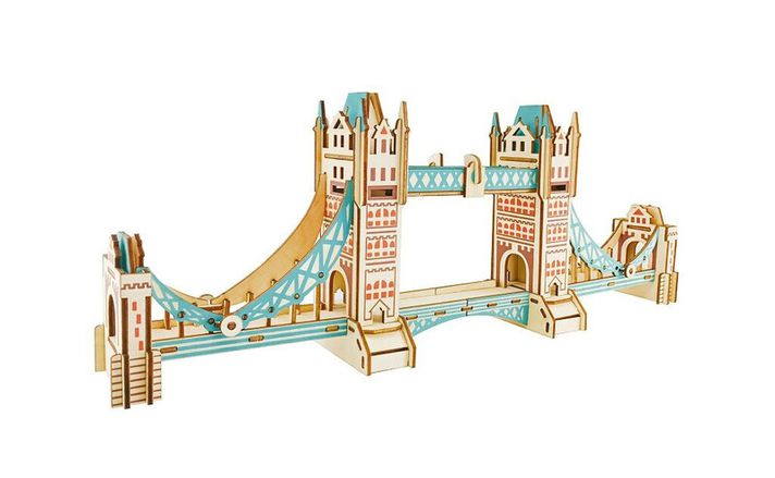 RAPPA - Woodcraft Drevené 3D puzzle Tower Bridge