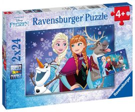 RAVENSBURGER - Disney Ľadové kráľovstvo 2x24 dielikov